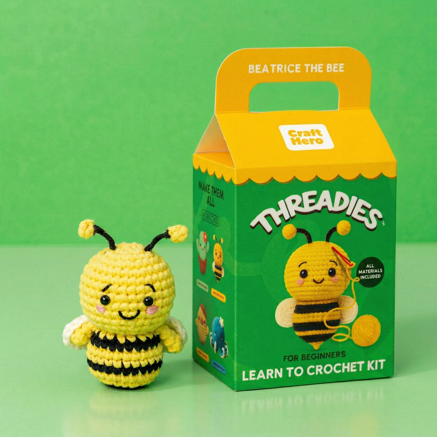 Crochet Kit for Beginners — Beatrice the Bee