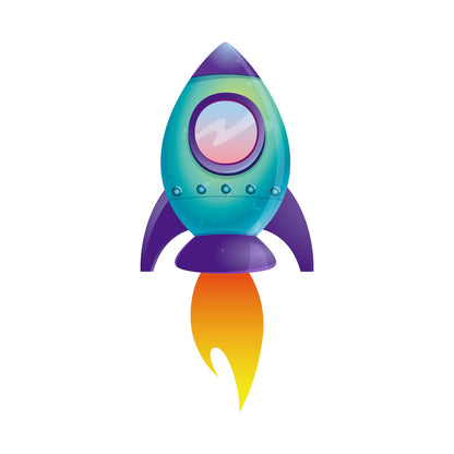 Blast Off Diamond Painting Key Charm Kit