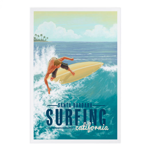 Santa Barbara Postcards - Surfing