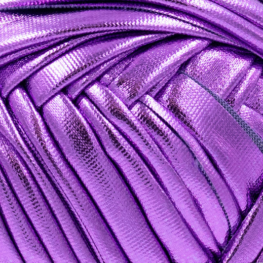 Lion Brand Yarn Haute Stitches Faux Leather: PurpleRain