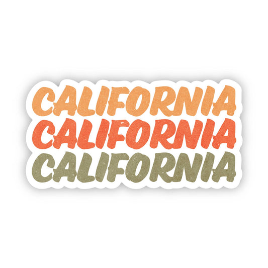 California Text Sticker