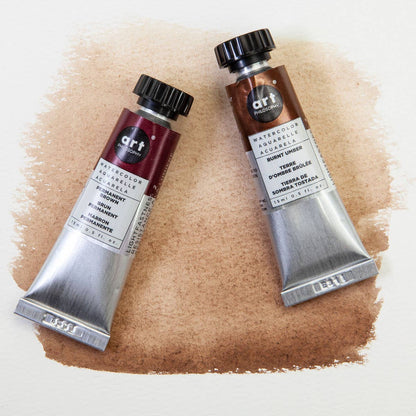Art Philosophy® Watercolor Tubes Burnt Umber 15 ml series #1