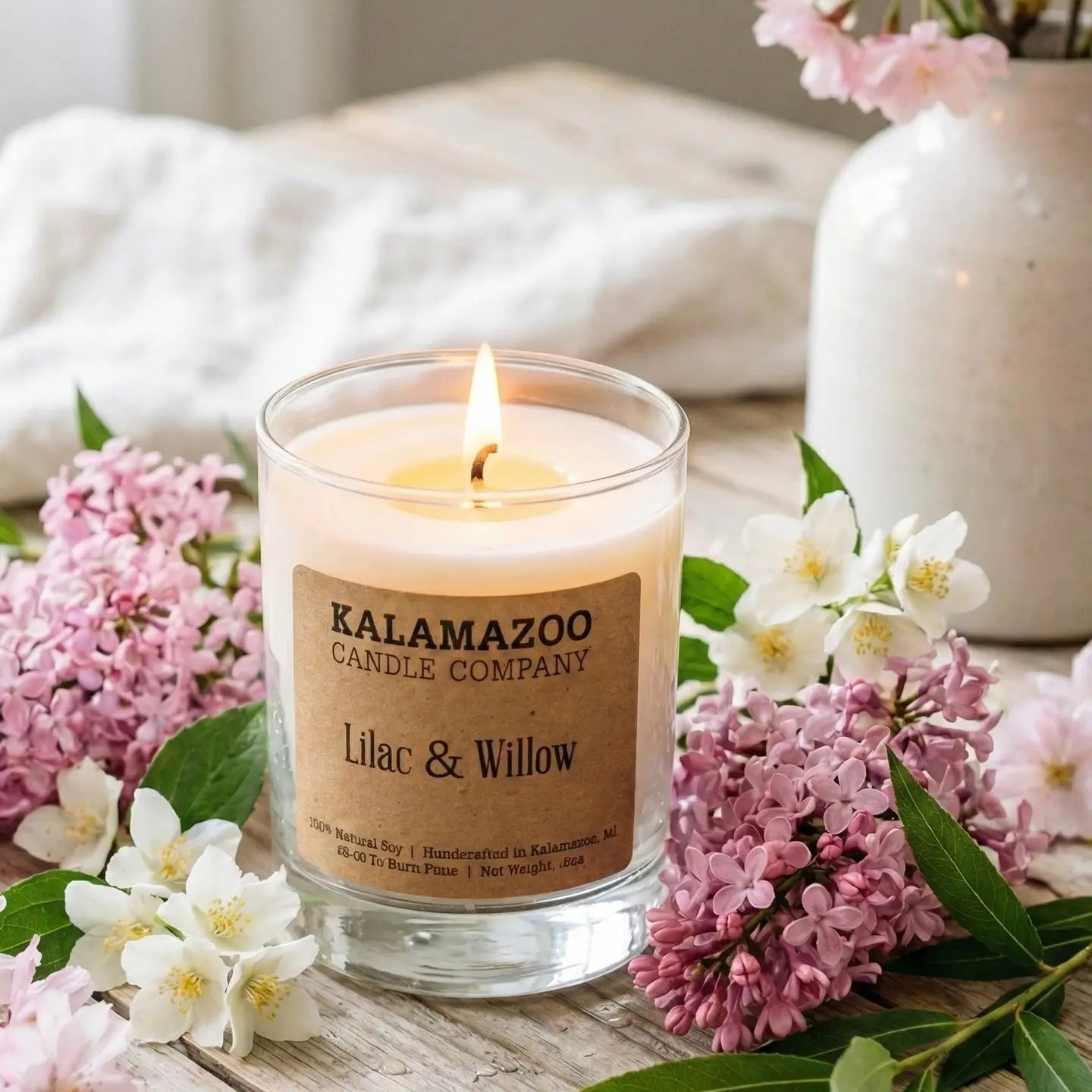 Lilac & Willow Candle 10oz-Kalamazoo