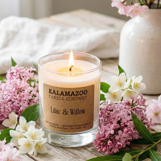 Lilac & Willow Candle 10oz-Kalamazoo