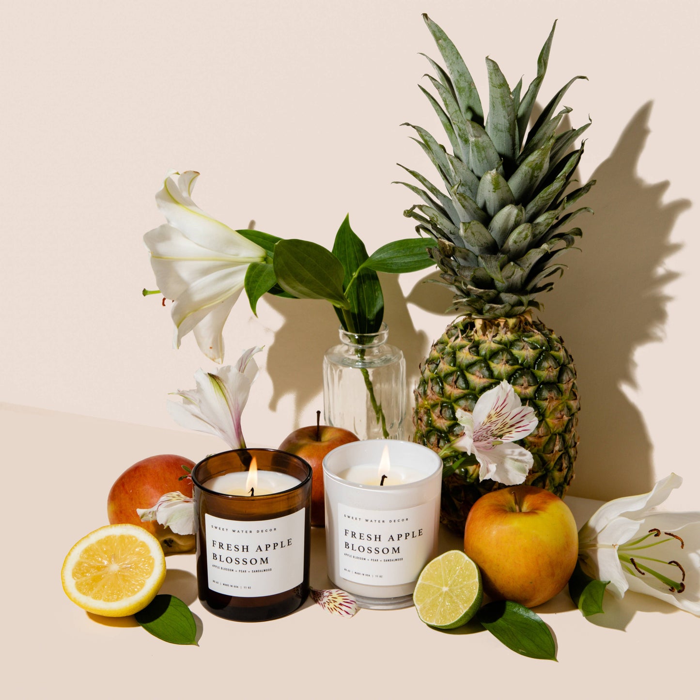 Sweet Water Decor - Fresh Apple Blossom 11 oz Soy Candle