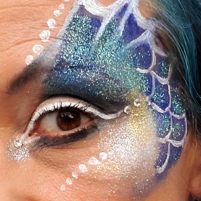 Eco-friendly Cosmetic Glitter: Amazon Green - Chunky