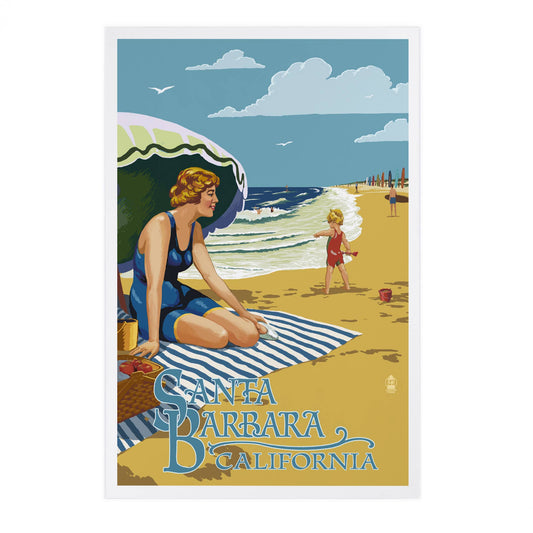 Santa Barbara Postcards - Beach Picnic
