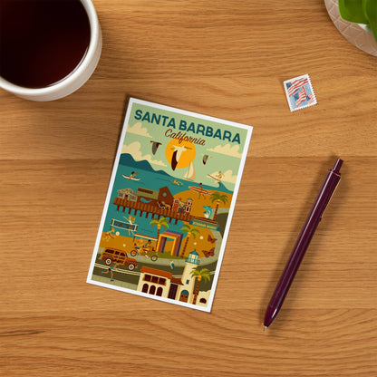 Santa Barbara Postcards - Downtown Harbor