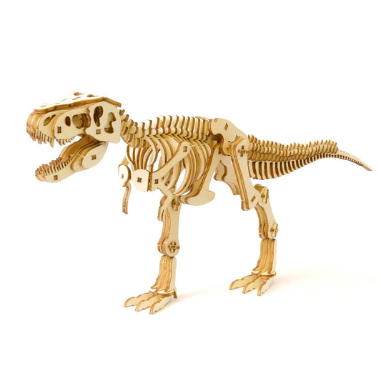 Wa-gu-mi T-Rex (Tyrannosaurus) Wooden 3D Puzzle Kit