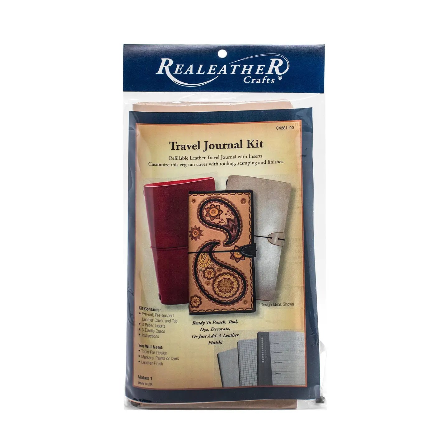 Travel Journal Kit - ReaLeather Crafts