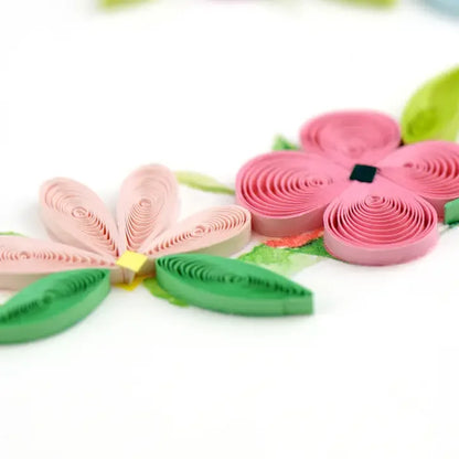 Floral Heart Quilling Card
