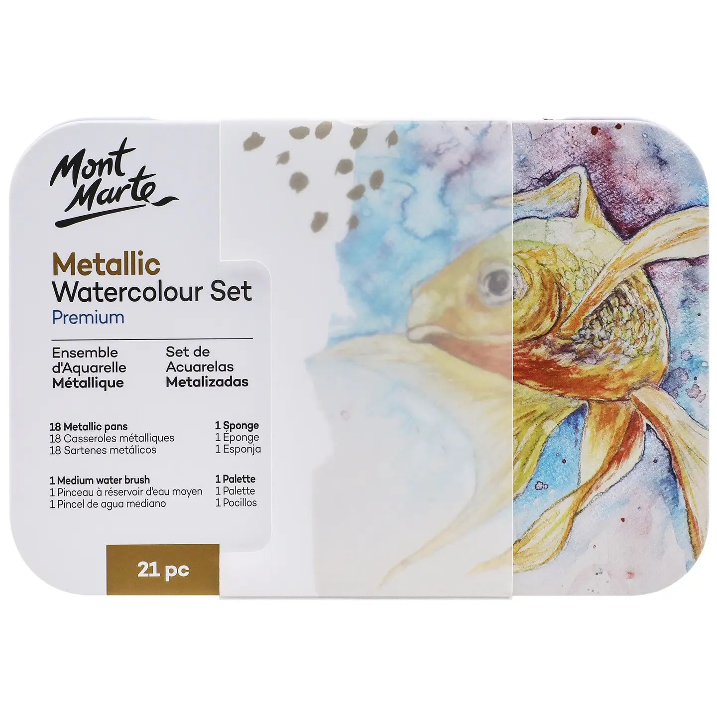 Watercolor 21 Pc Pallet