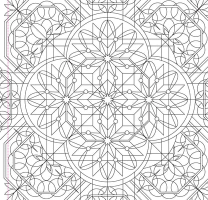 Kaleidoscope Designs Artist's Coloring Book