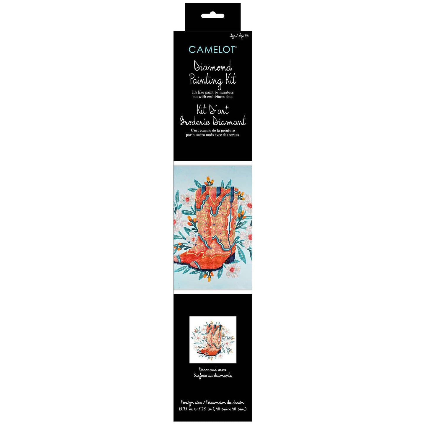 Boots and Fancy Free Cowboy Boots Diamond Painting Kit