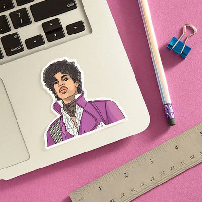 Purple Reign Prince Jacket Die Cut Sticker