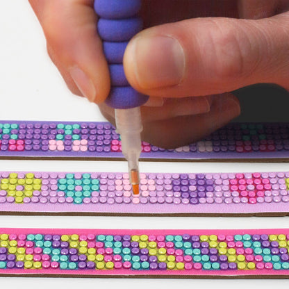 Cherry Hearts Diamond Painting Bracelet Kit