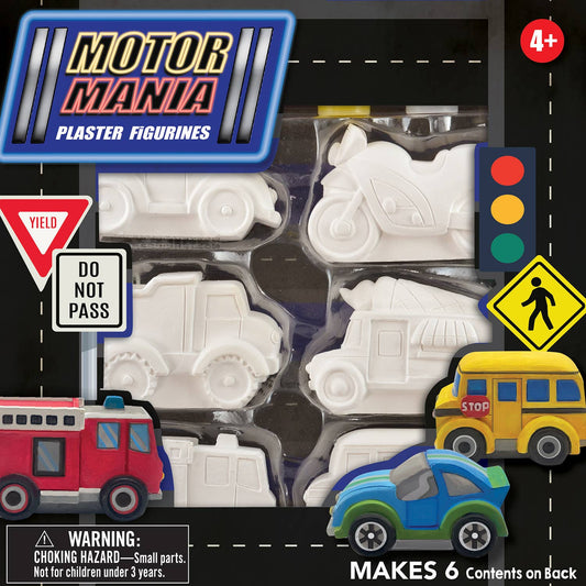 Motor Mania - Plaster Figurine Paint Set