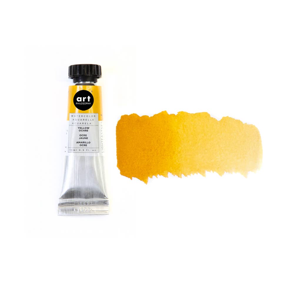 Art Philosophy® Watercolor Yellow Ochre 15 ml series #1
