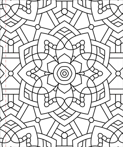 Large Print Coloring Book -  Color Me Calm