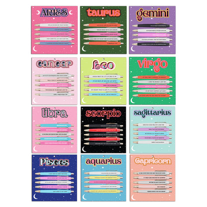 Scorpio Pen Set (astrology, zodiac, funny, gift, friend)