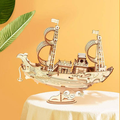 3D Wood Puzzle: Japanese Diplomatic Ship