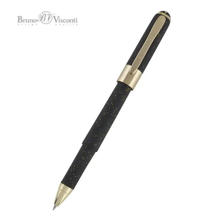 Monaco - Black Glitter Ballpoint Pen