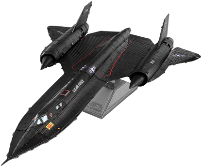 3D Metal Puzzle - Lockheed® SR-71® Blackbird® Metal Earth Model Kit