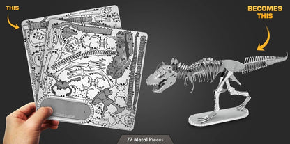 3D Metal Puzzle - Tyrannosaurus Rex Skeleton