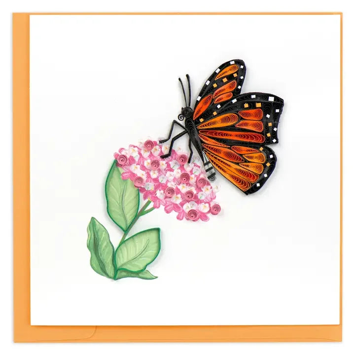 Monarch Butterfly Quilling Card