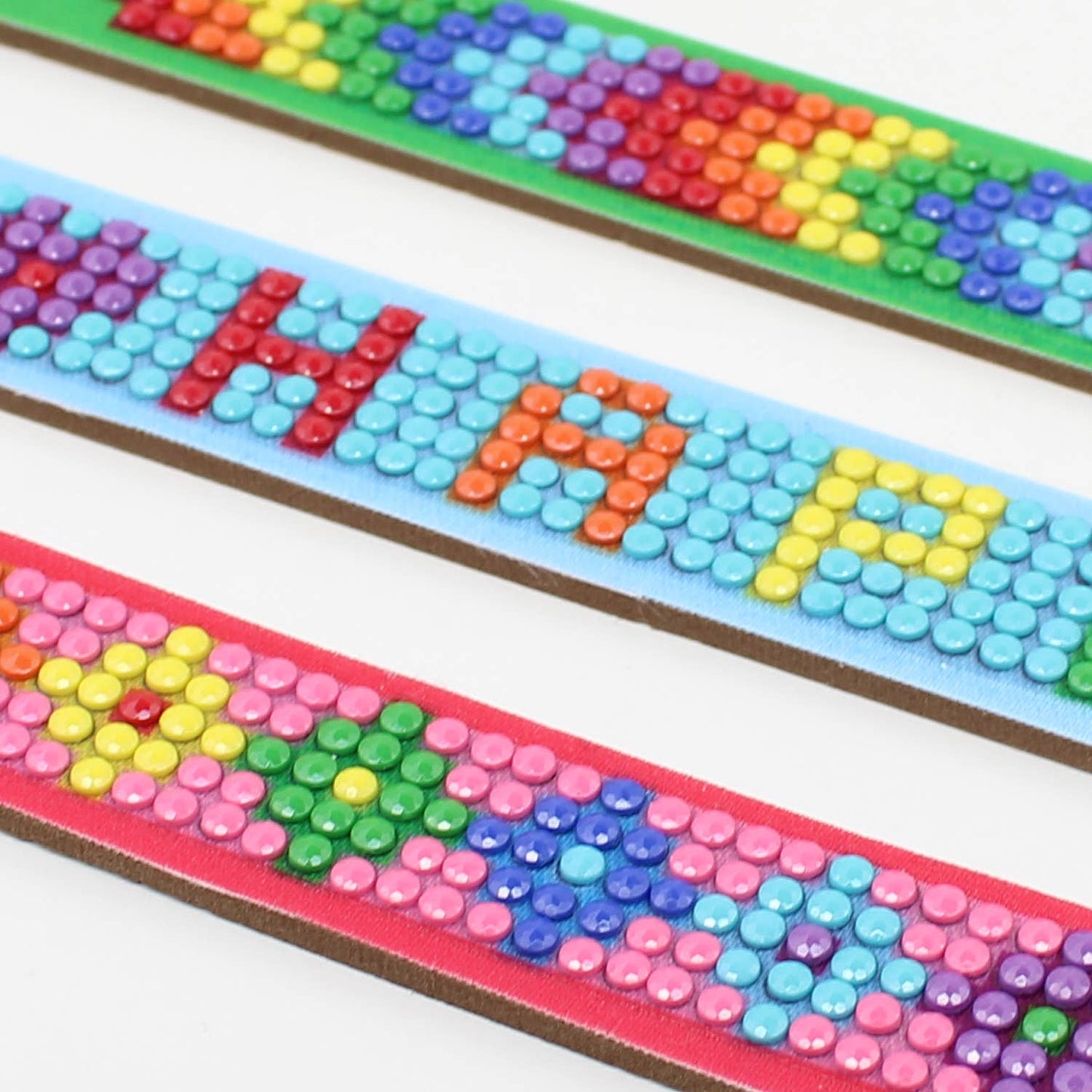 Rainbow Happiness Diamond Painting Bracelet Kit