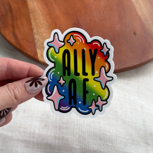 Ally AF Pride Sticker