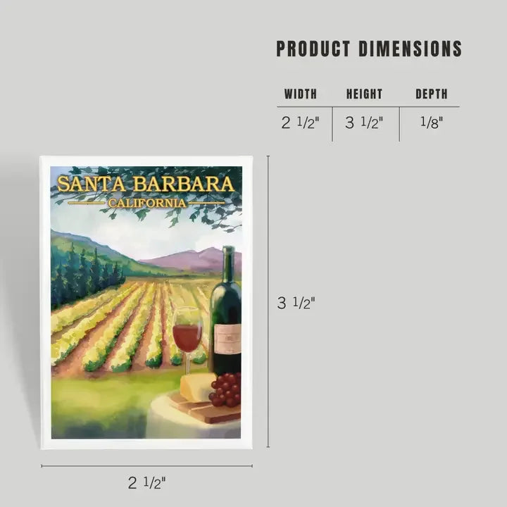 Wine Country Santa Barbara Magnet