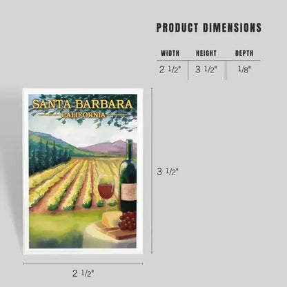 Wine Country Santa Barbara Magnet