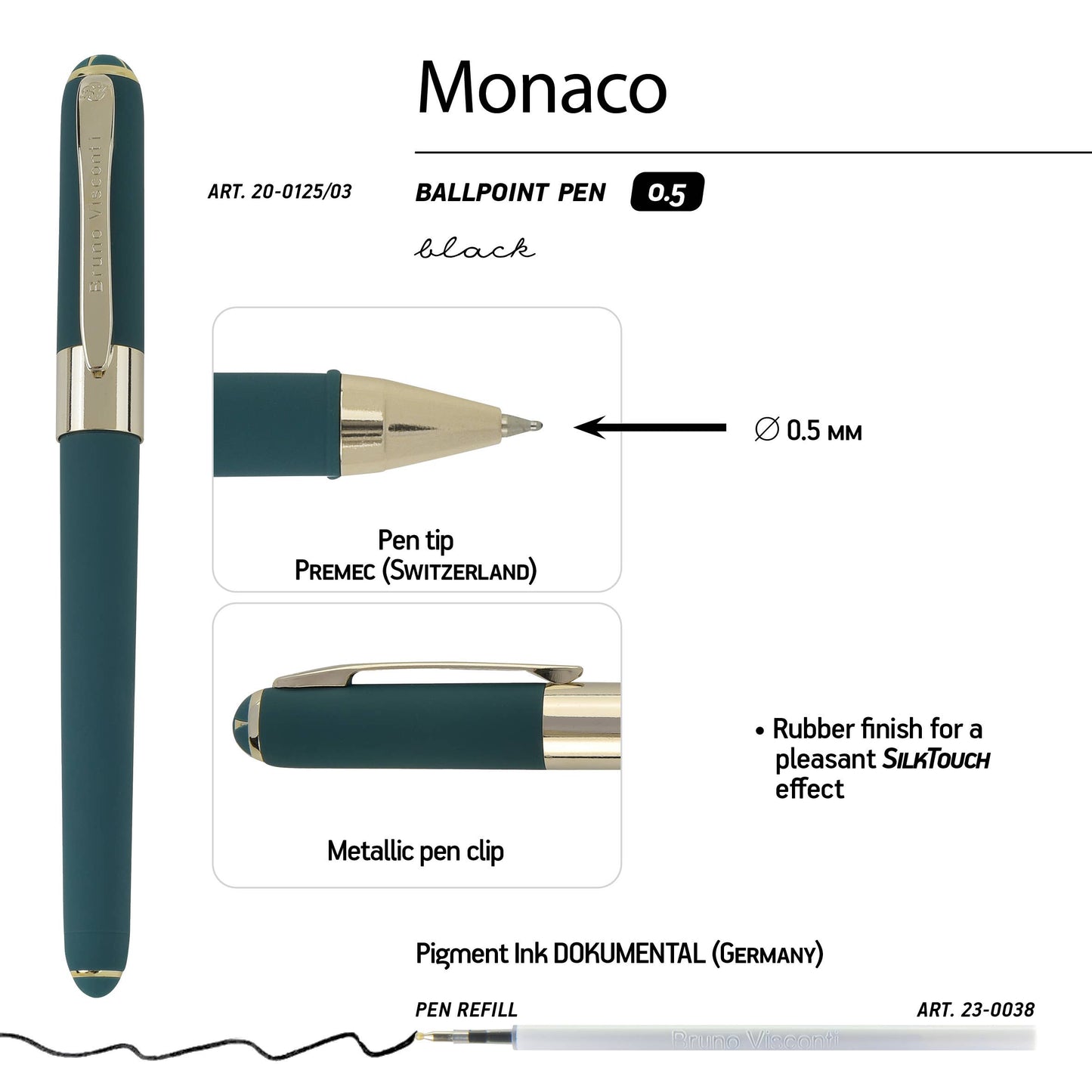 Monaco - Forest Green Ballpoint Pen