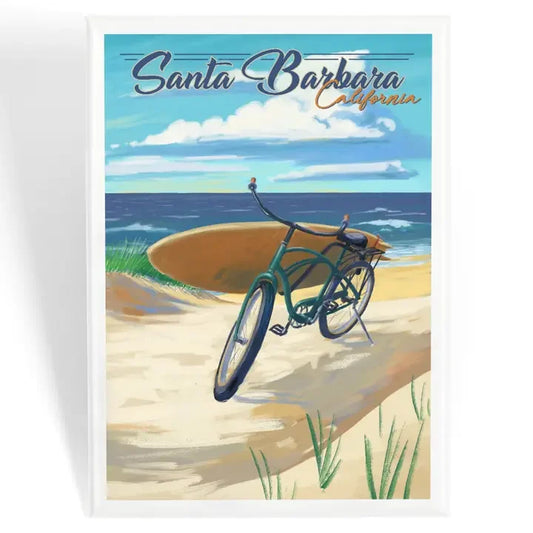 Beach Cruiser Santa Barbara Magnet