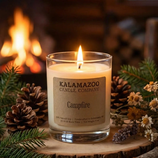 Campfire Candle 10oz-Kalamazoo