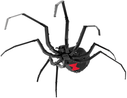 3D Metal Puzzle - Black Widow Spider