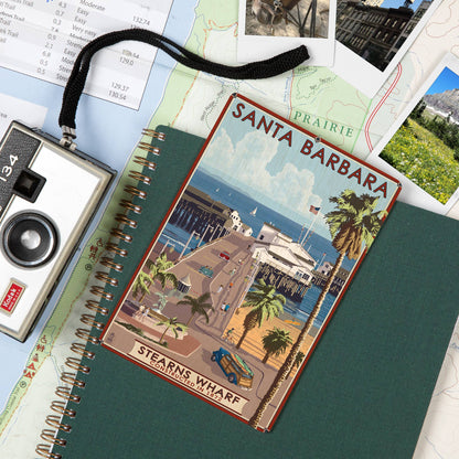 Santa Barbara Wood Postcards - Stern's Wharf