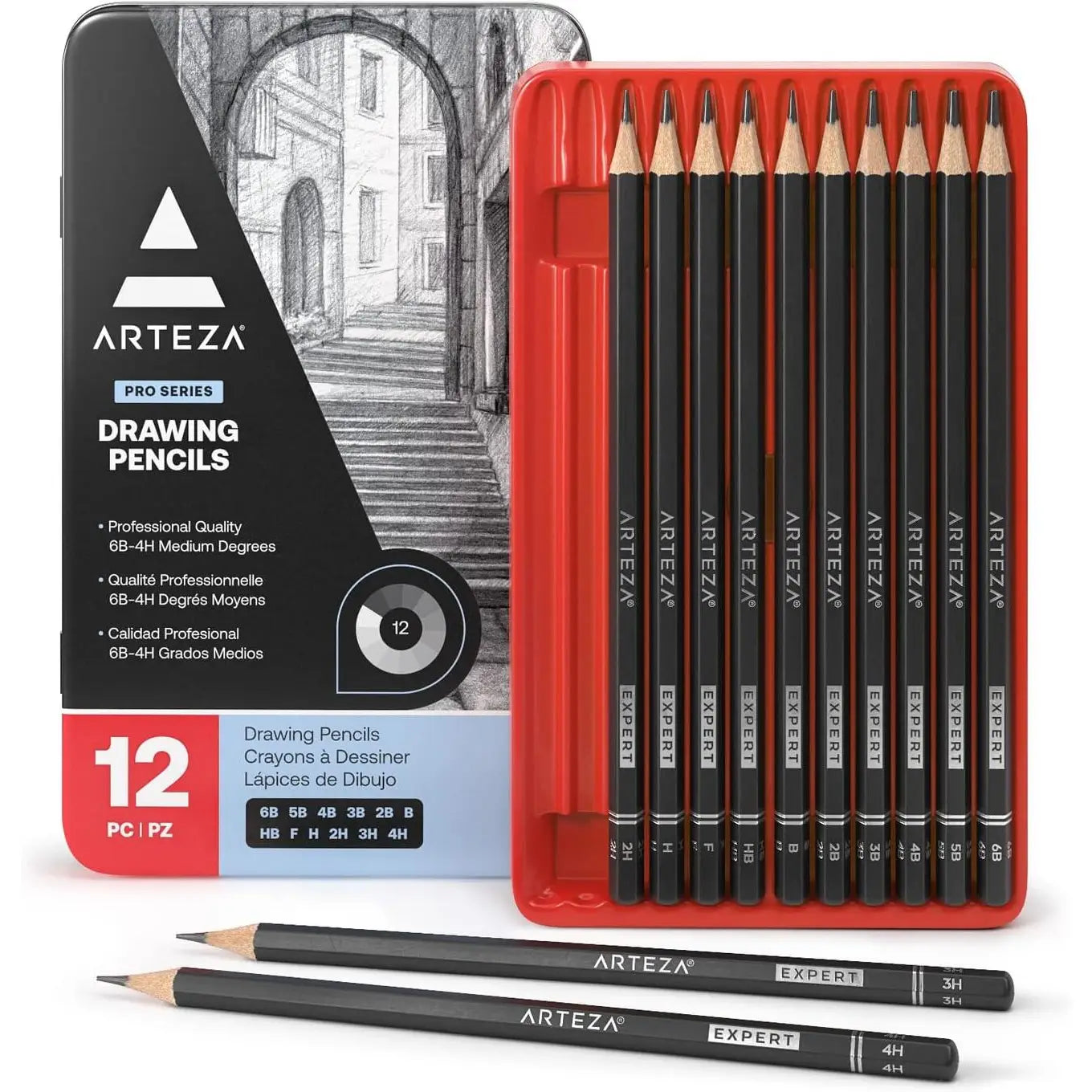 Drawing Pencils 12 pc - Arteza