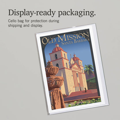 Santa Barbara Greeting Card - Old Mission