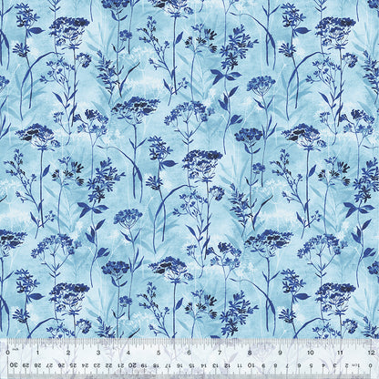 Windham Fabric - Blue Botanical