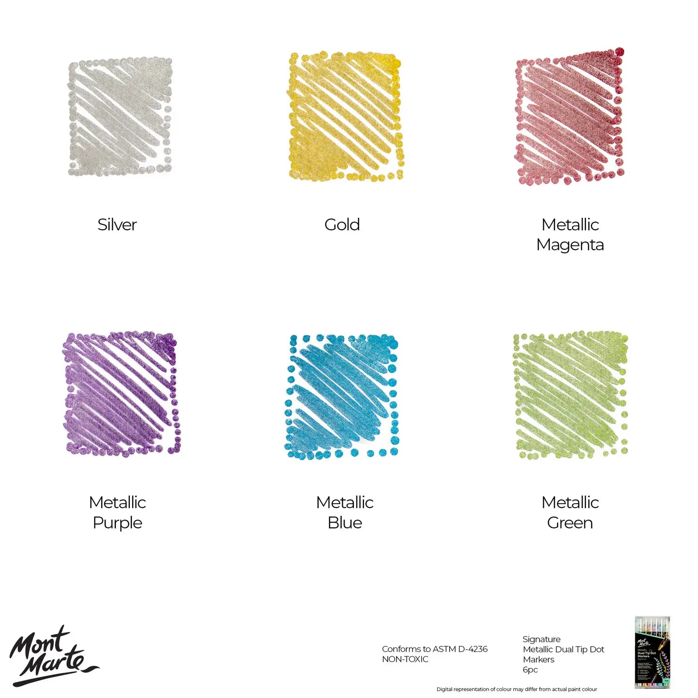 Dual Tip Dot Markers