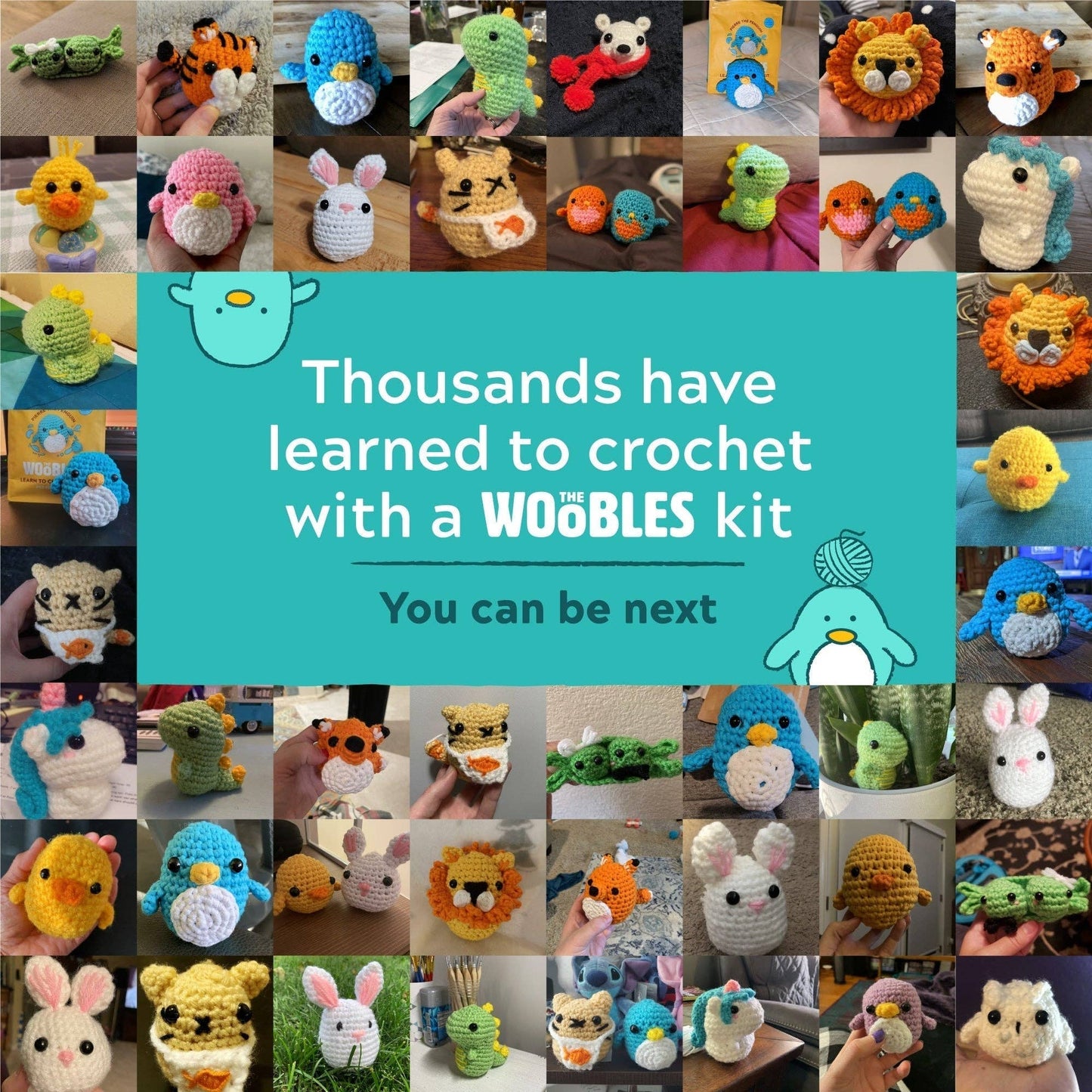Tony the Rat - The Woobles Crochet Kit