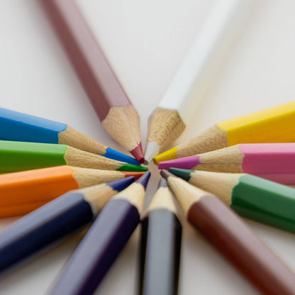 Wood 12 Colored Pencils