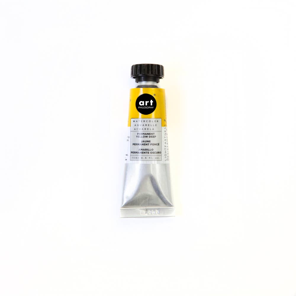 Art Philosophy Watercolor Tubes-Permanent Yellow Deep #2