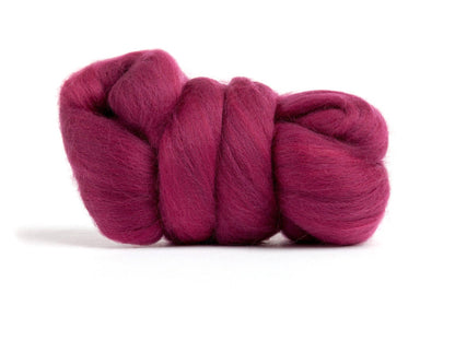 Ruby Merino Roving - 1 ounce