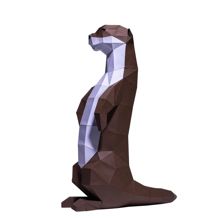 Otter 3D Papercraft Origami Model
