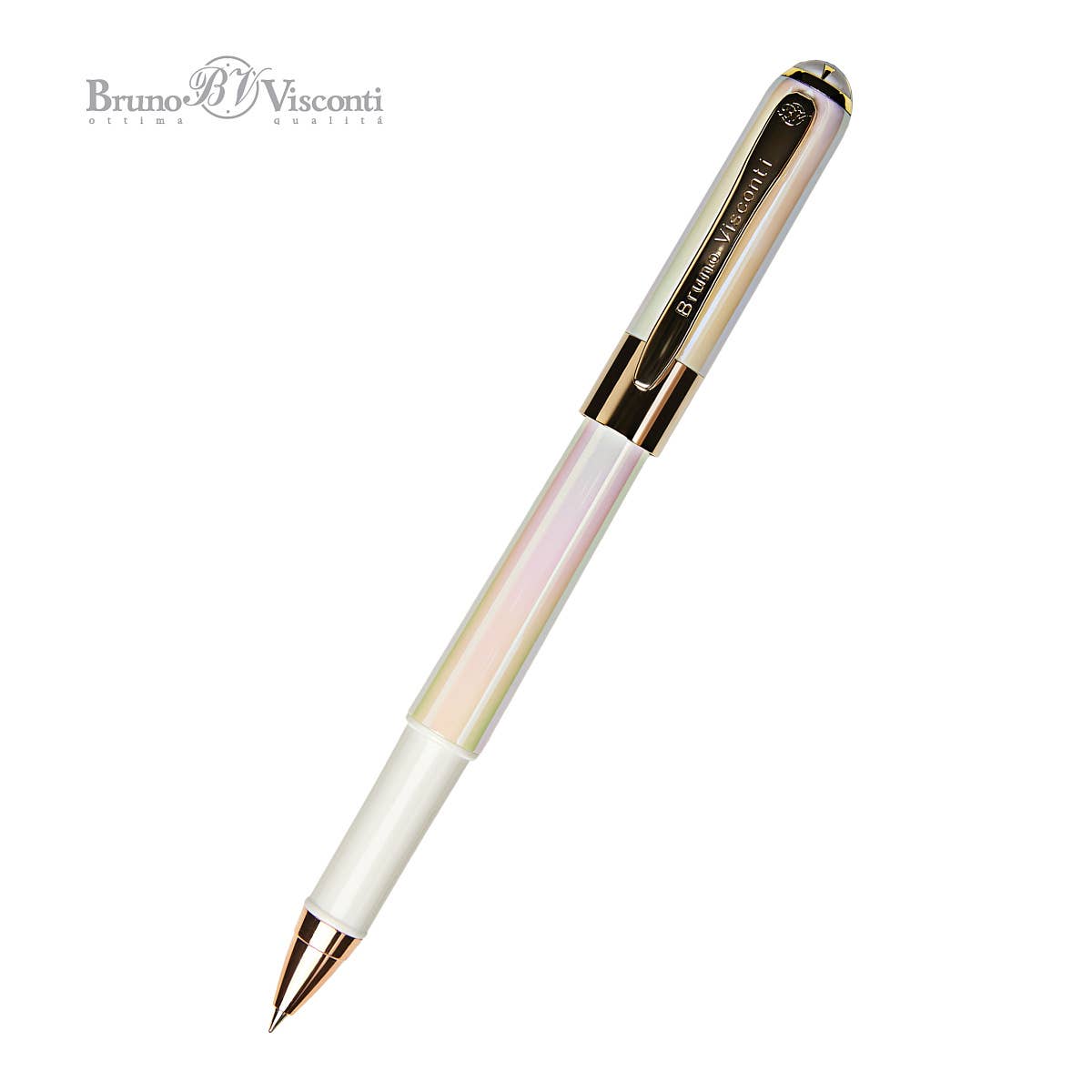 Monaco - Pearlescent White Ballpoint Pen