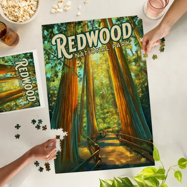 Redwood National Park 1000 Piece Jigsaw Puzzle