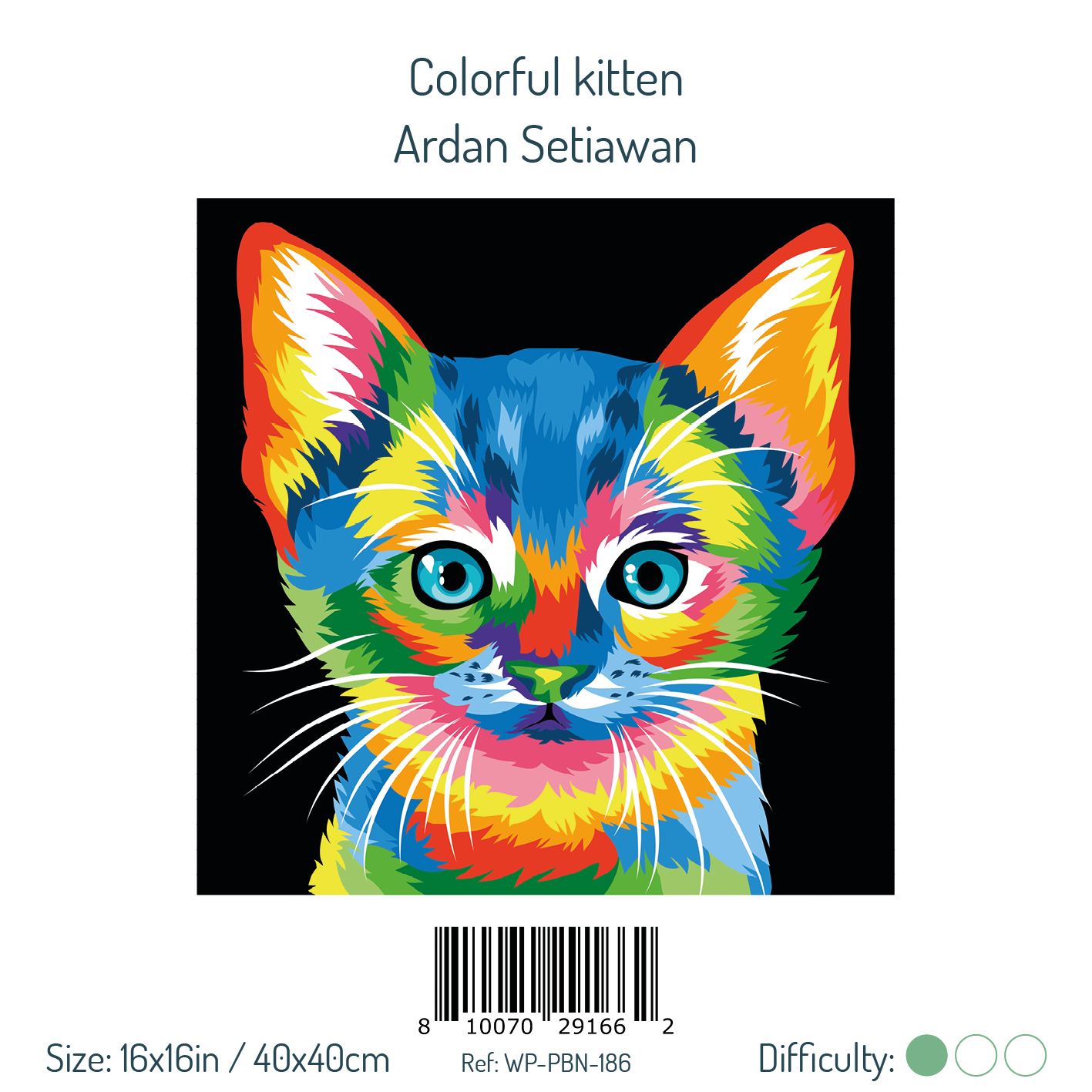 Colorful Kitten
